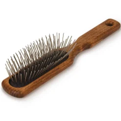 #1 All Systems Oblong Pin Brush Wood Handle