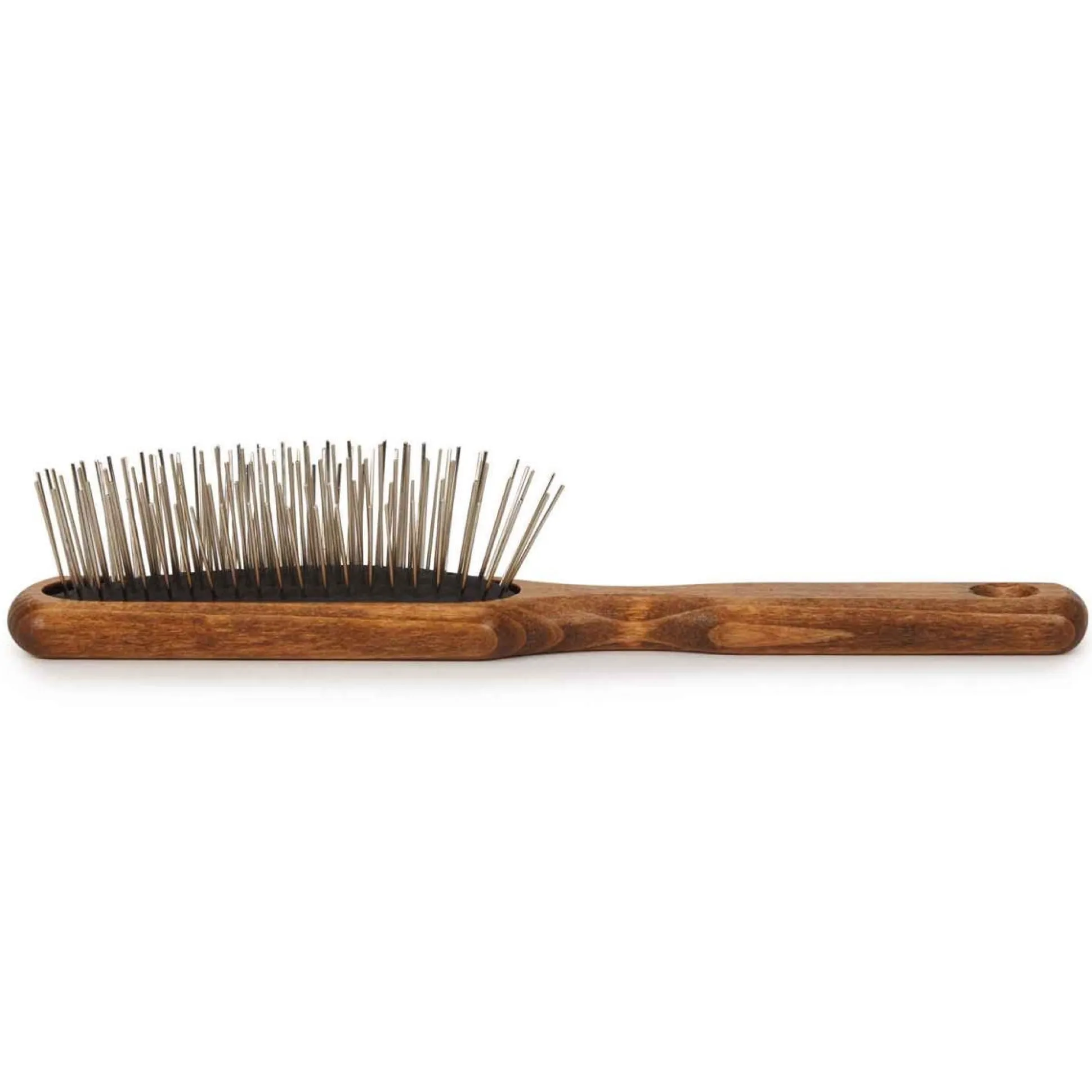 #1 All Systems Oblong Pin Brush Wood Handle