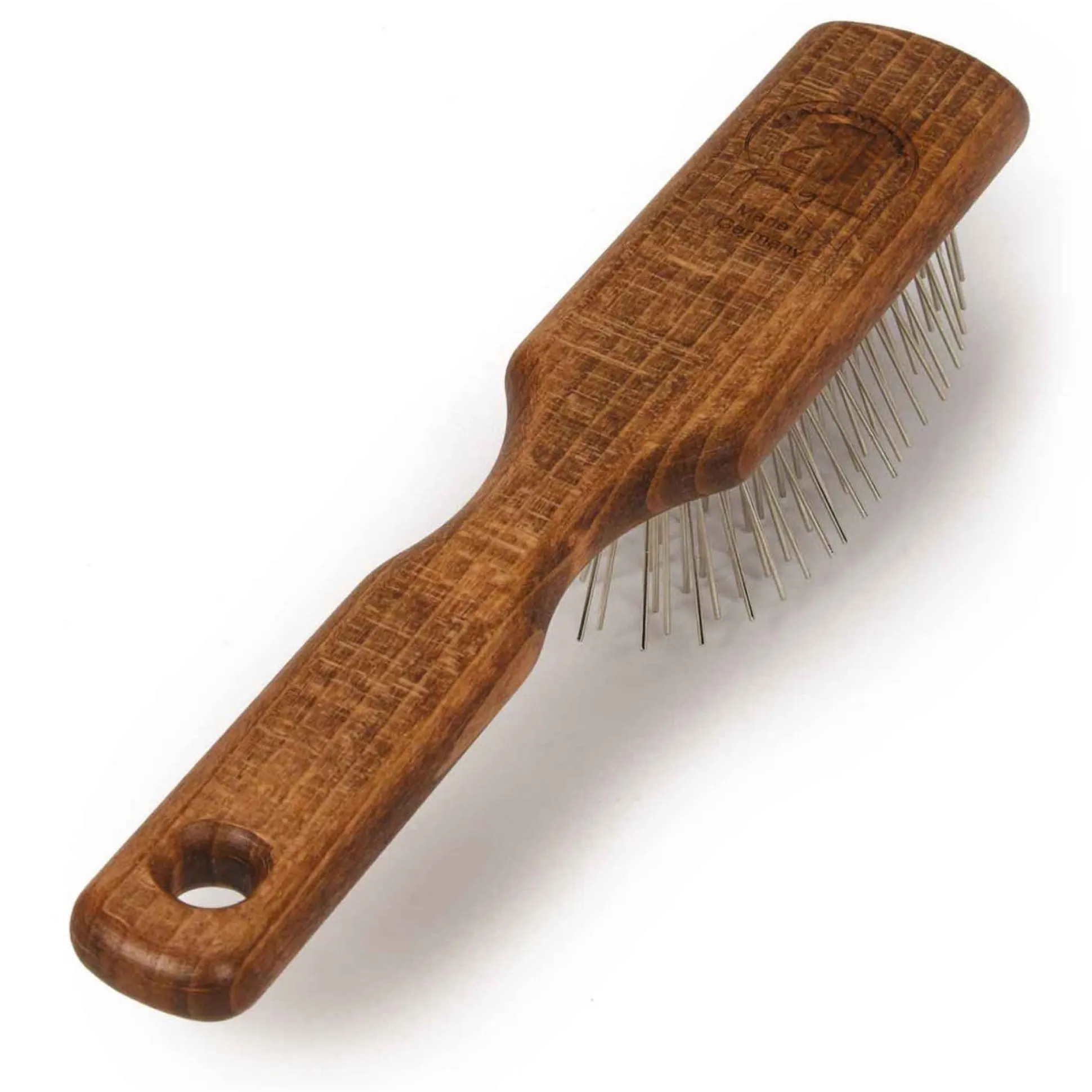 #1 All Systems Oblong Pin Brush Wood Handle