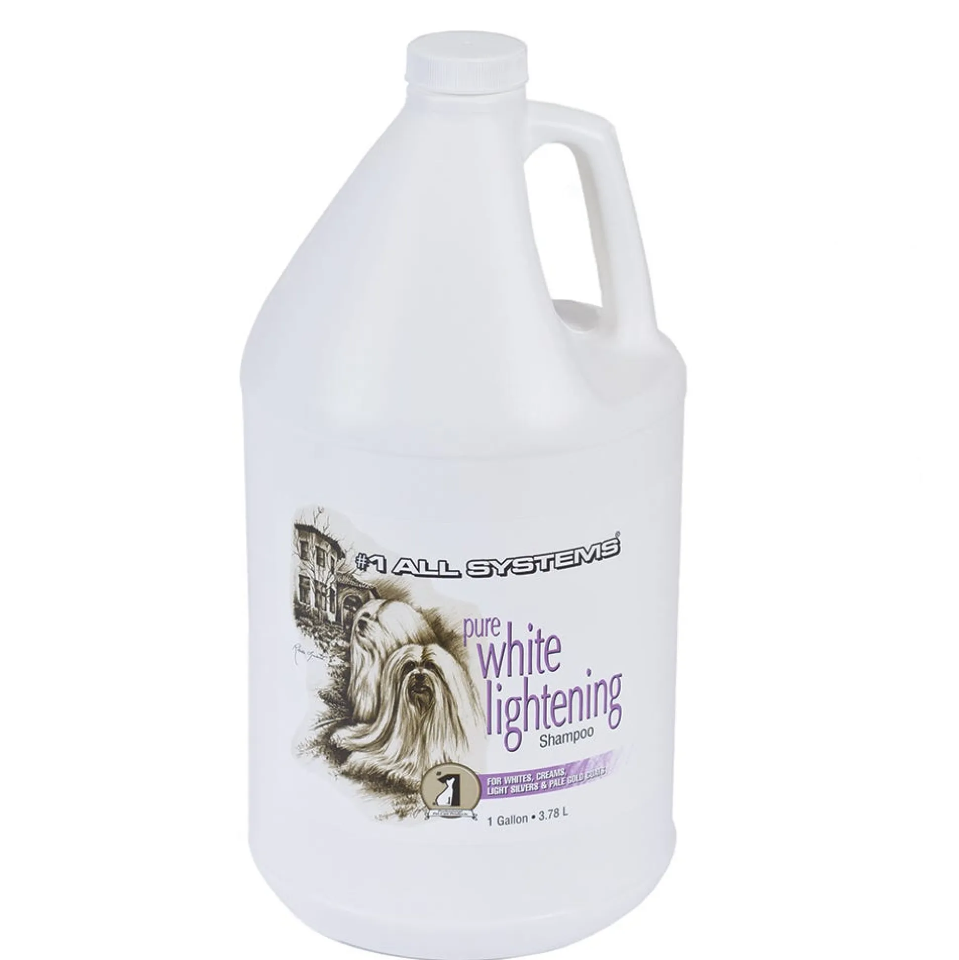 #1 All Systems Pure White Lightening Dog Grooming Shampoo