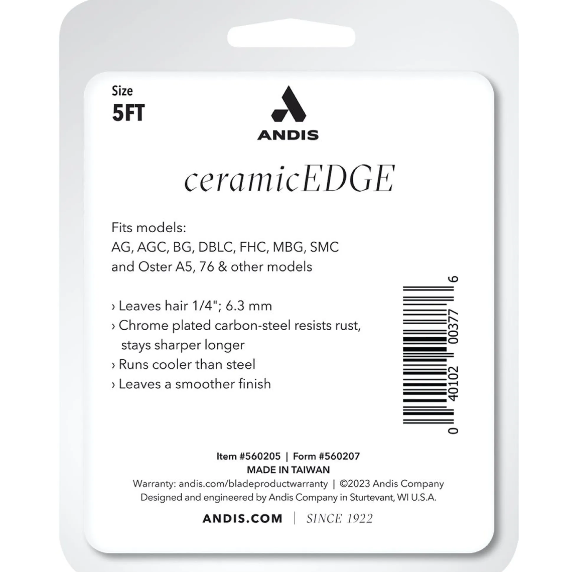 Andis CeramicEdge Blade 5FT