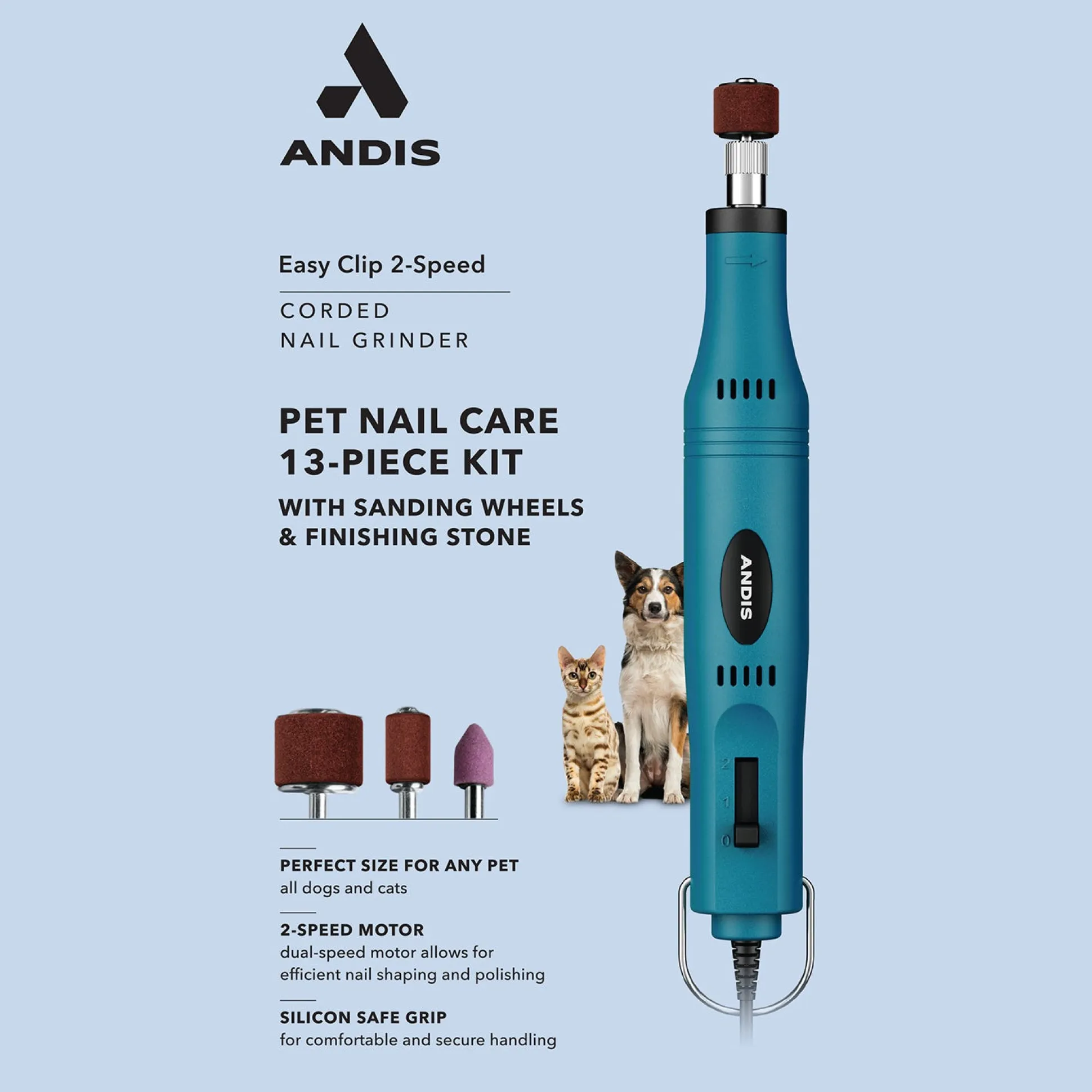 Andis Easy Clip 2-Speed Nail Grinder