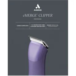Andis eMERGE Cordless Dog Hair Clippers