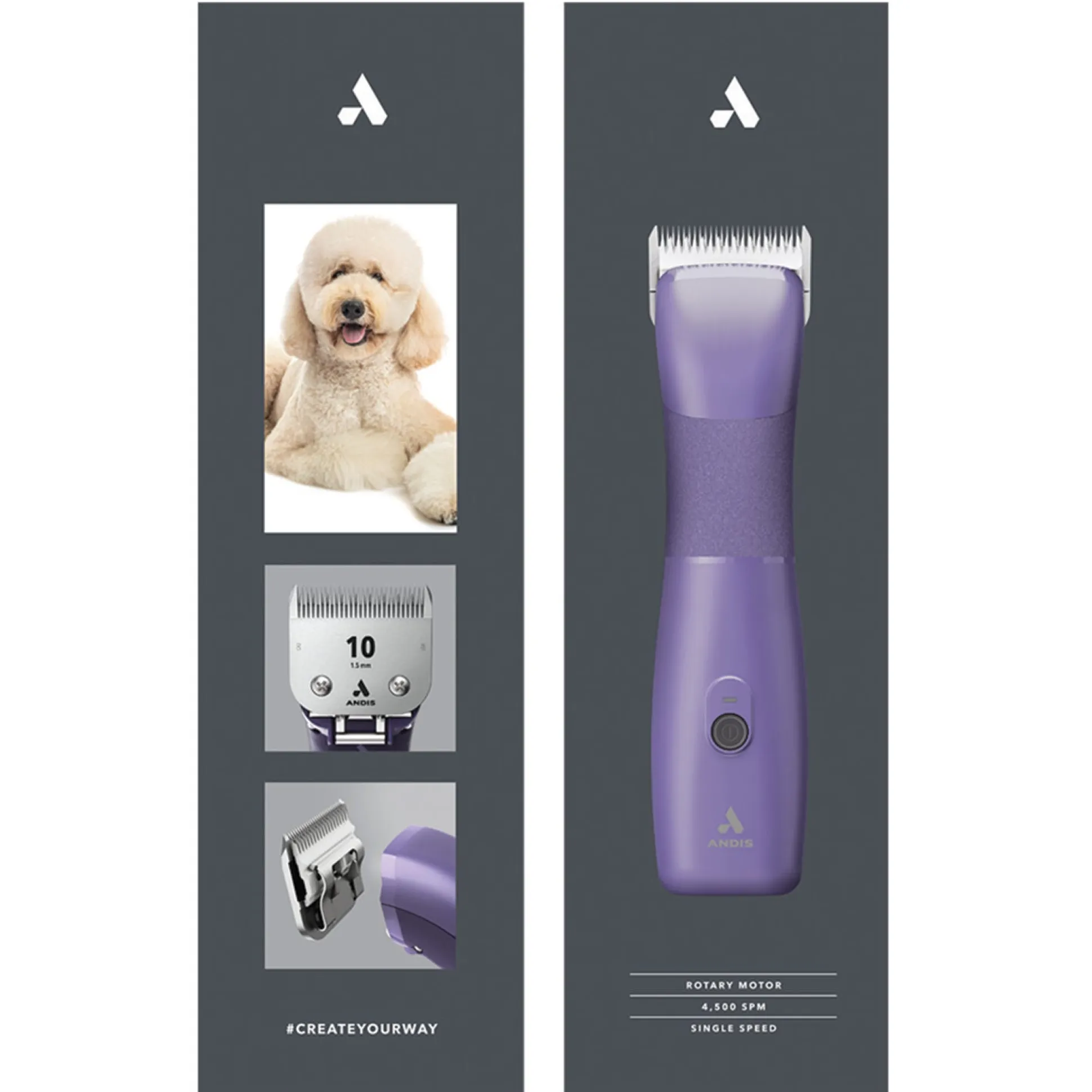 Andis eMERGE Cordless Dog Hair Clippers