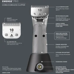 Andis eMERGE PRO Cordless Clippers