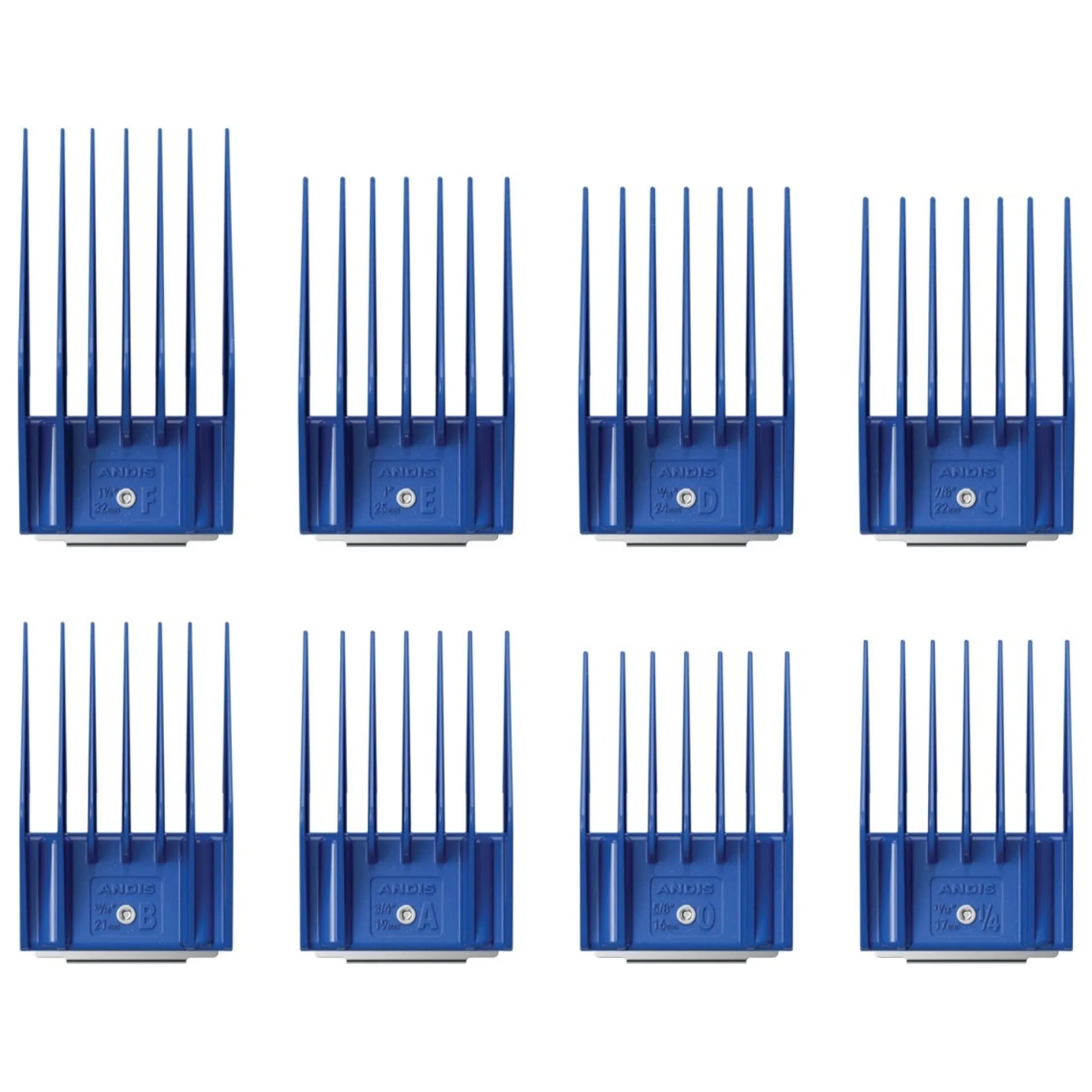 Andis Large Universal Combs Set 8Pk L