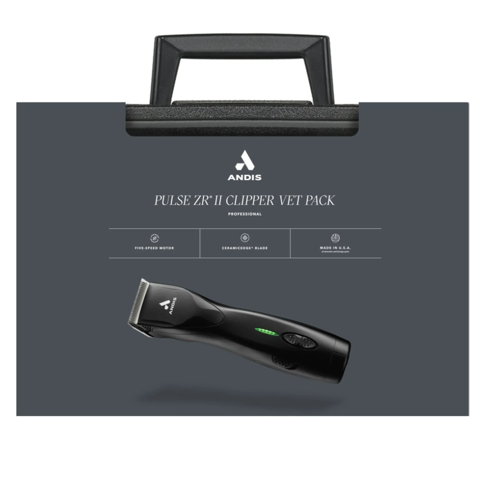 Andis Pulse ZR II Dog Hair Clipper Vet Pack