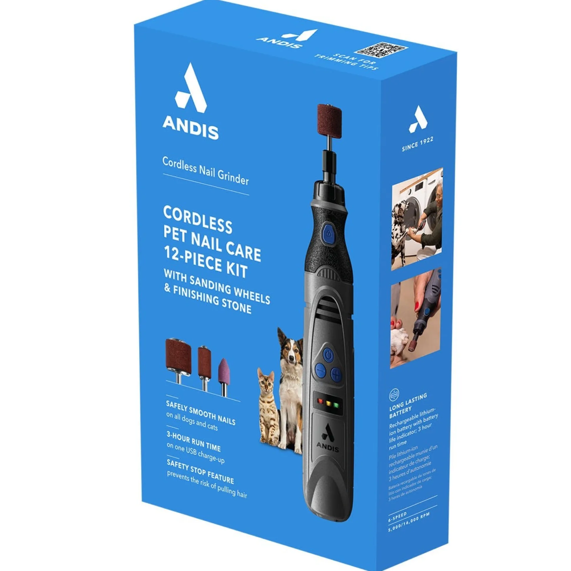 Andis Rechargeable Dog Nail Grinder