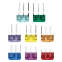 Andis Stainless Steel Adjustable Guide Comb Set, 8 Pcs