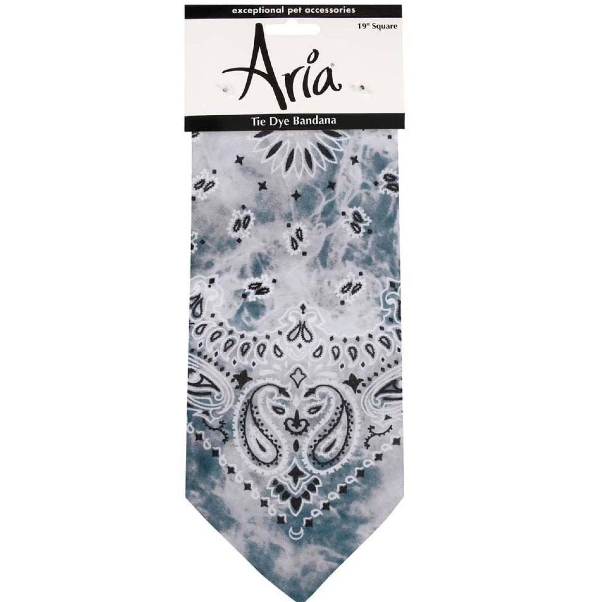 Aria Tie-dye Bandana Grey