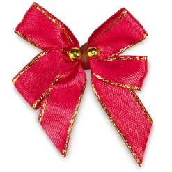 Aria Tiny Bows with Gold Bead Canister 100Pc