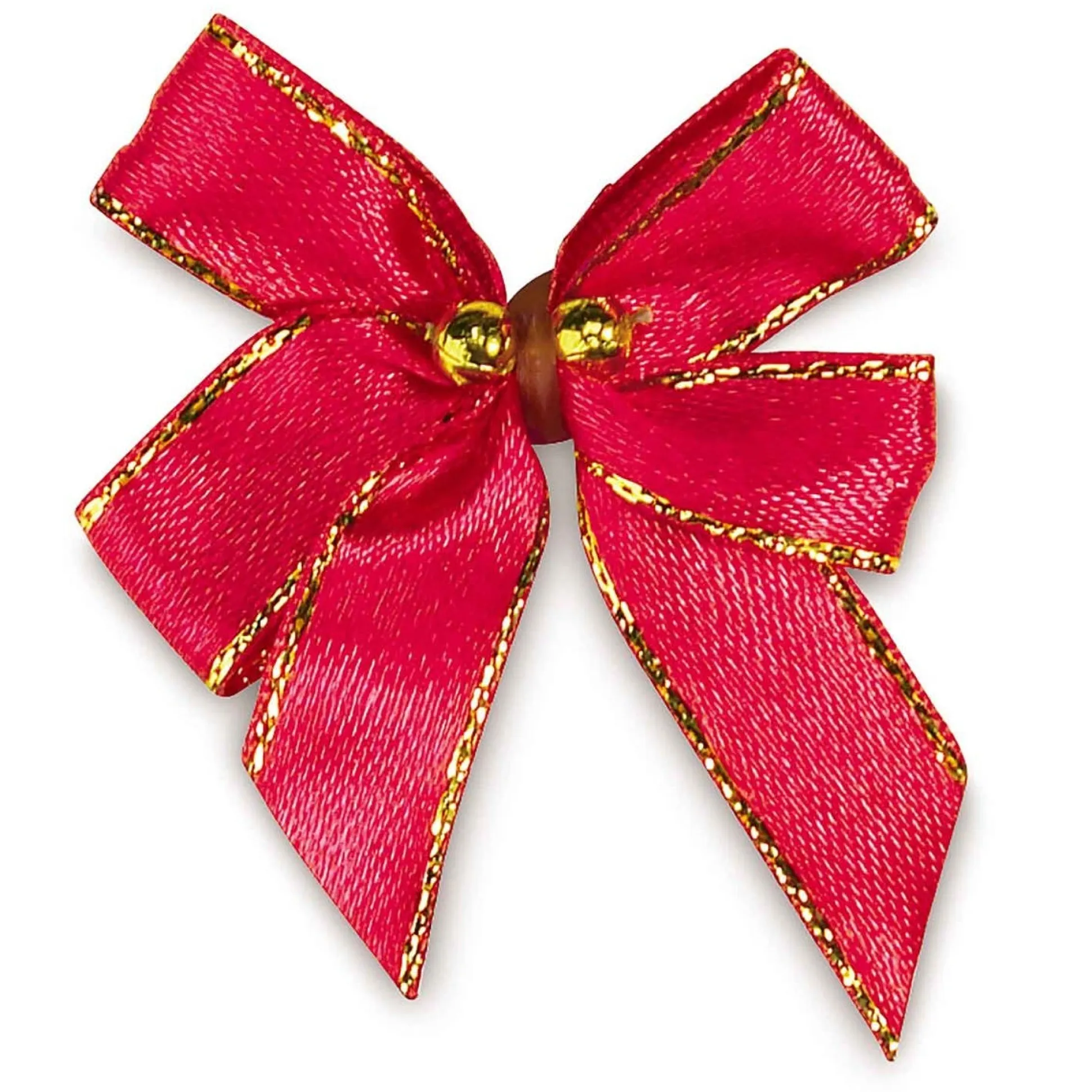 Aria Tiny Bows with Gold Bead Canister 100Pc