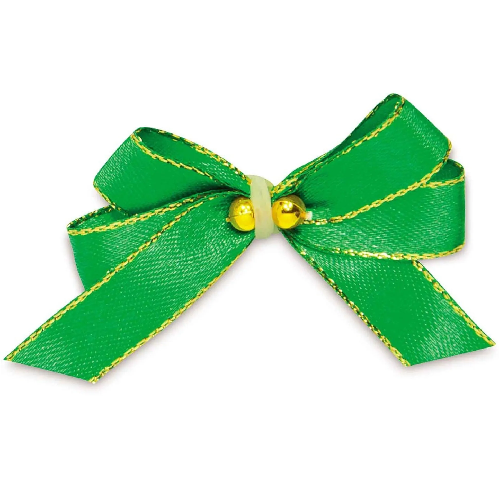Aria Tiny Bows with Gold Bead Canister 100Pc