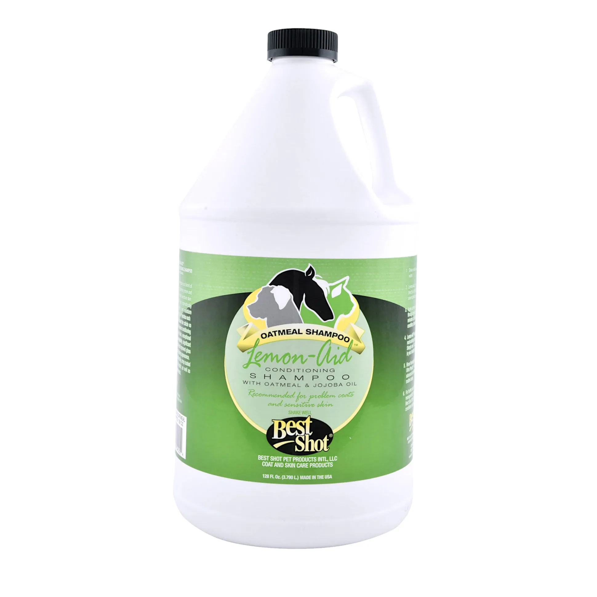 Best Shot Lemon Aid Oatmeal Wash Pet Grooming Shampoo