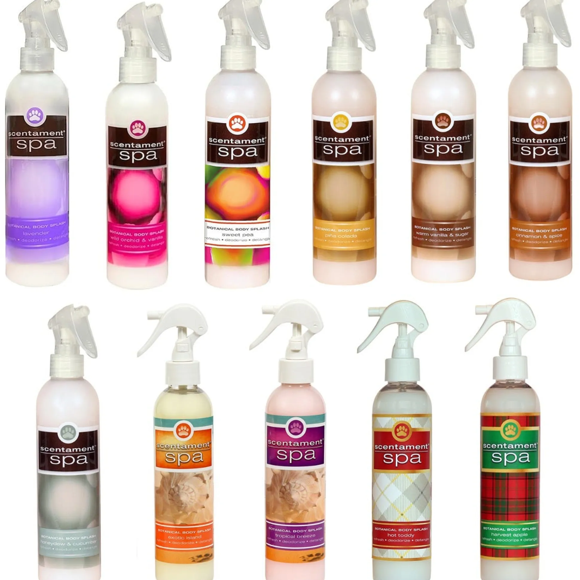 Best Shot Scentament Spa Botanical Body Splash Sprays