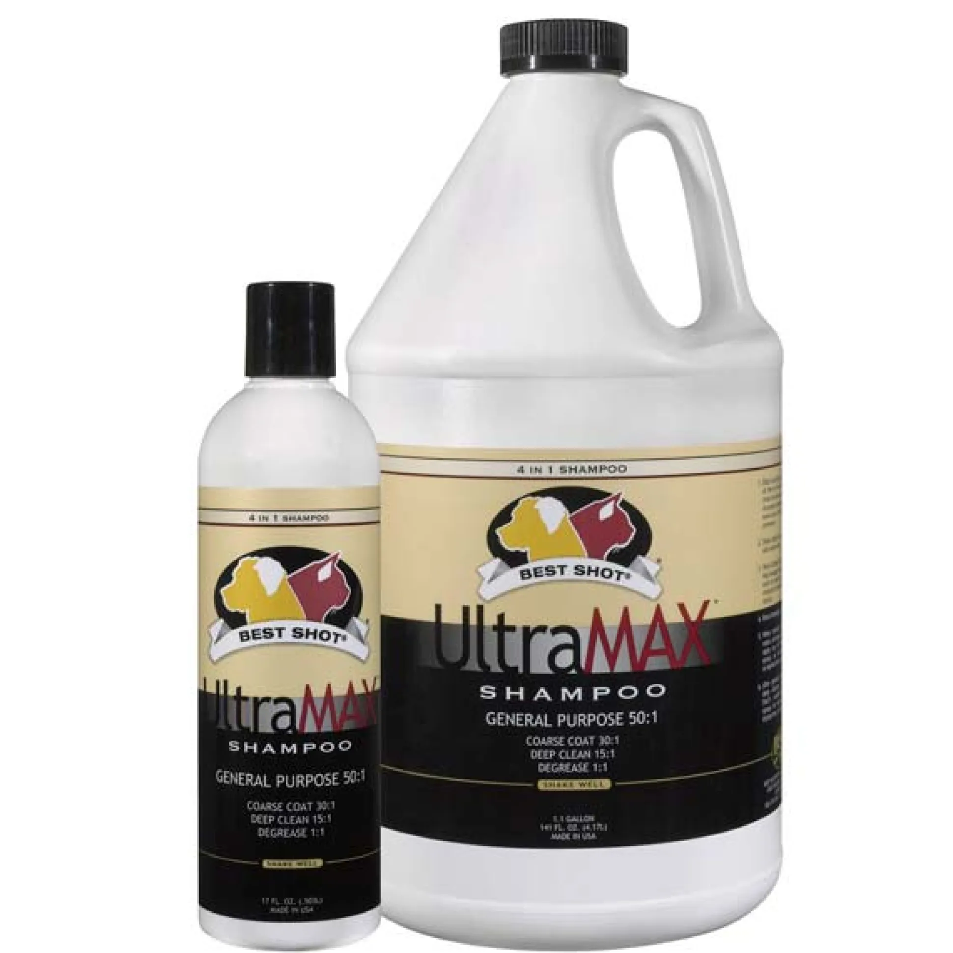 Best Shot UltraMAX Pro 4in1 Dog Grooming Shampoos