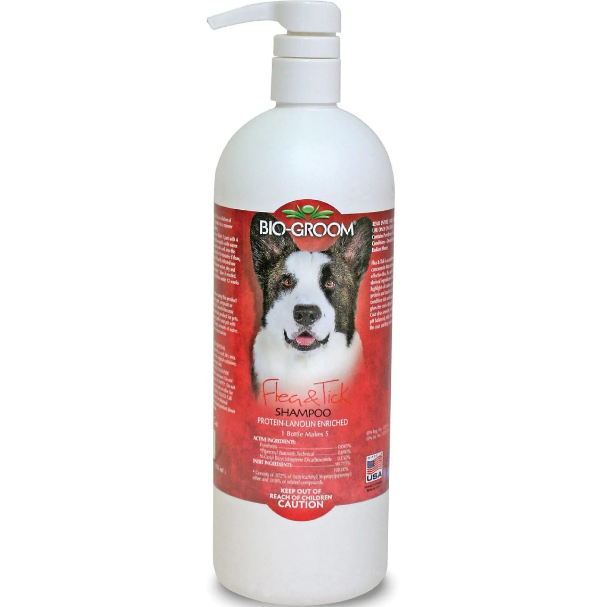 Bio-Groom Flea & Tick Dog Grooming Conditioning Shampoo 32oz