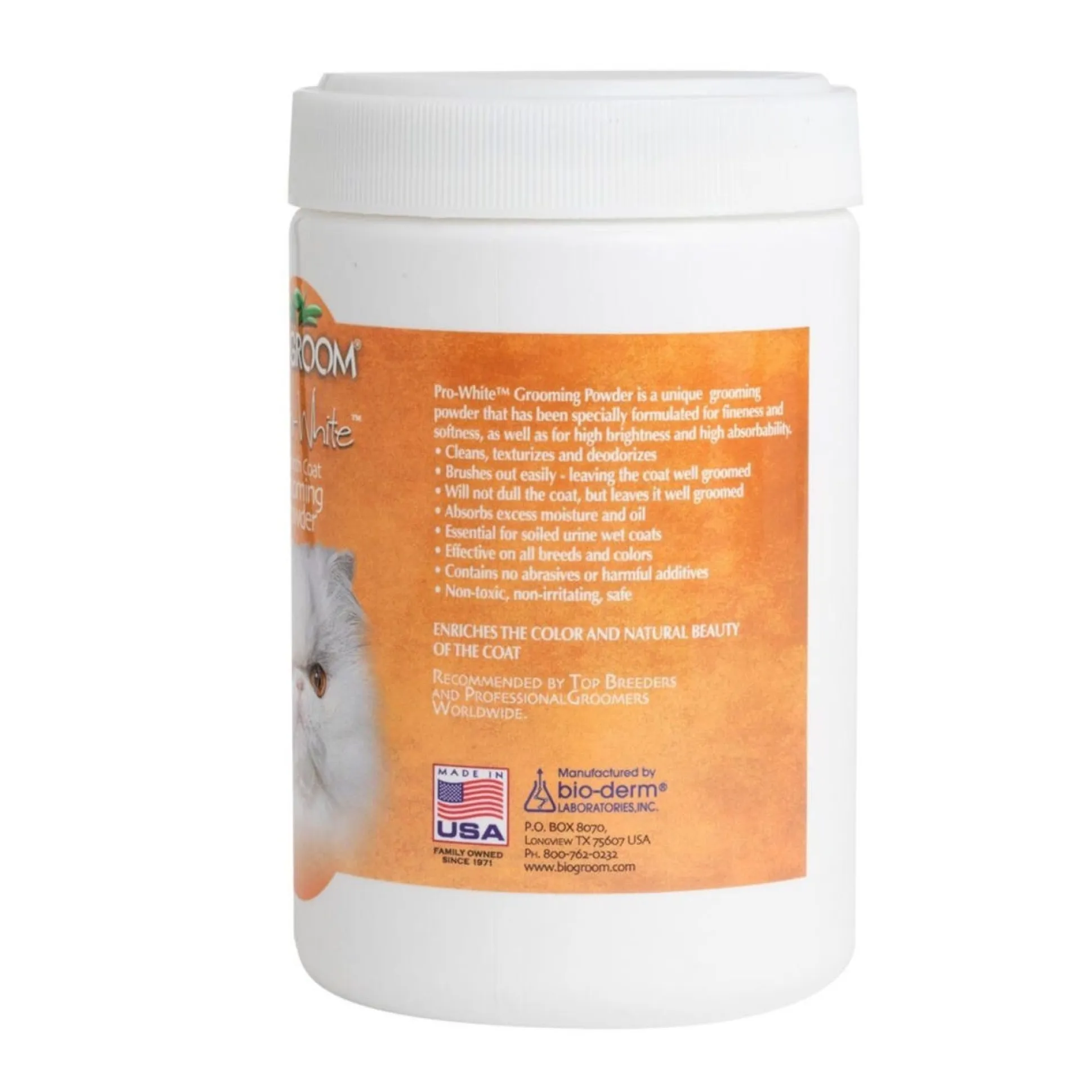 Bio-Groom Pro White Smooth Coat Grooming Powder