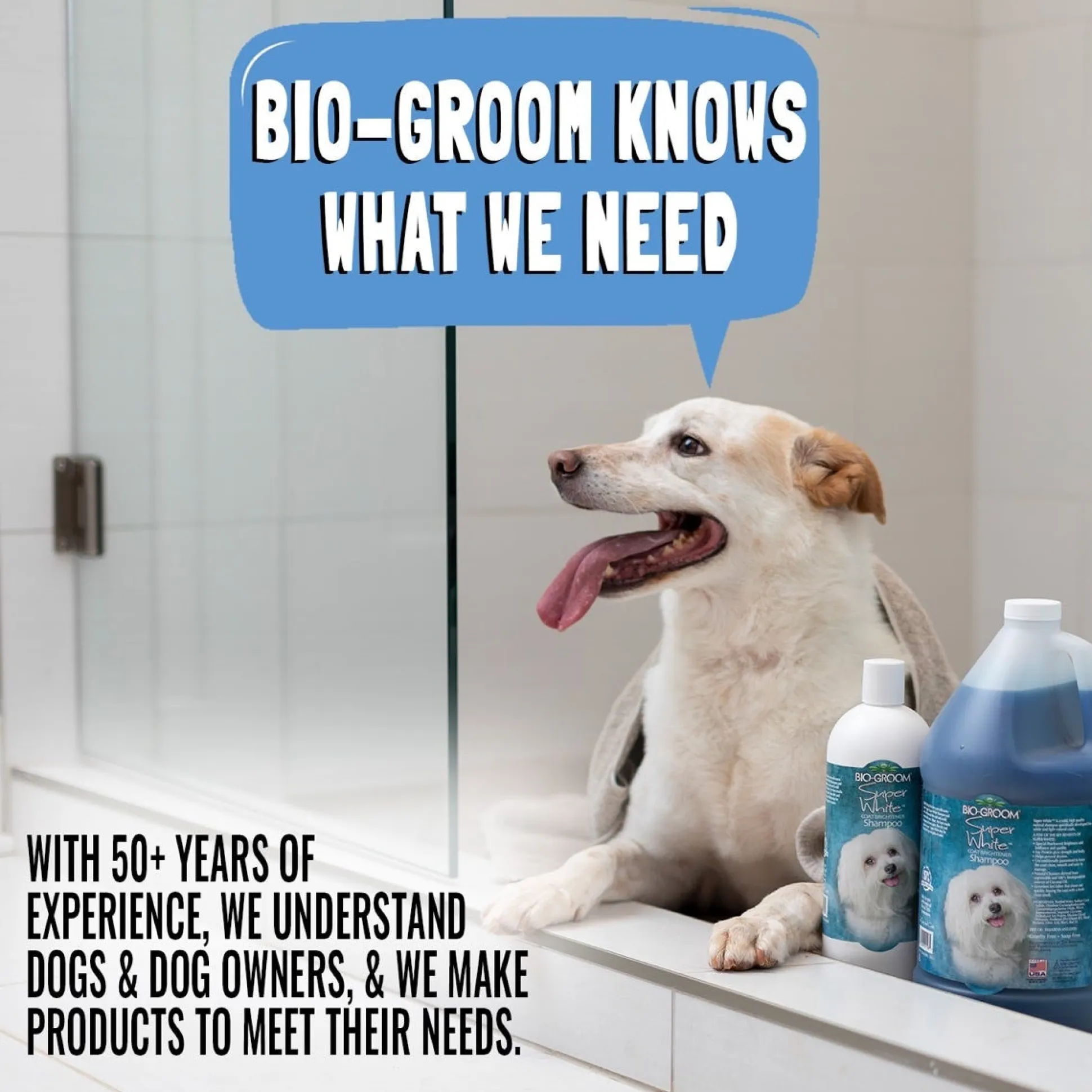 Bio-Groom Super White Dog Grooming Shampoos