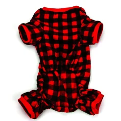 Casual Canine Buffalo Check Pajamas L
