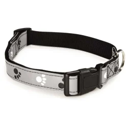 Casual Canine Reflective Pawprint Collars
