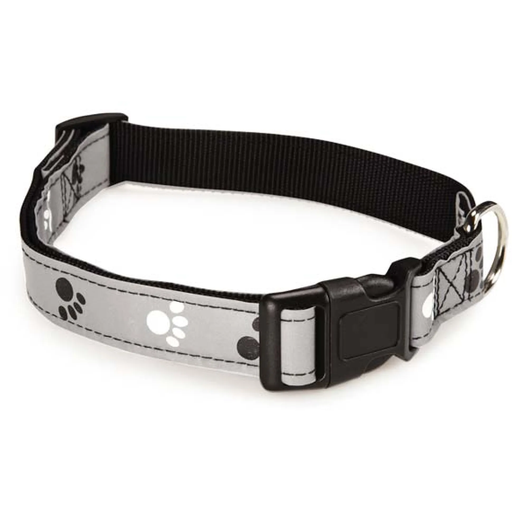 Casual Canine Reflective Pawprint Collars