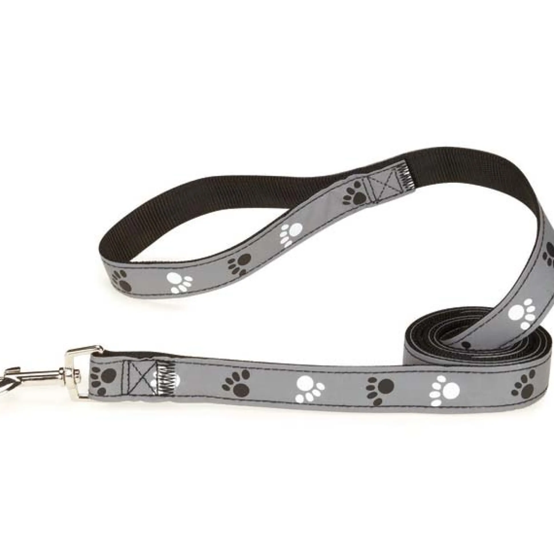 Casual Canine Reflect Pawprint Dog Leads