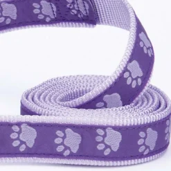 Casual Canine Two-Tone Pawprint Dog Leads