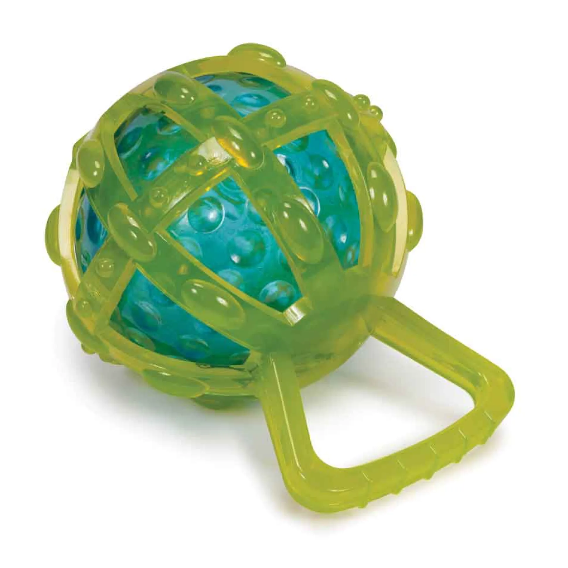 Chomper TPR Tug Toys with Caged Ball