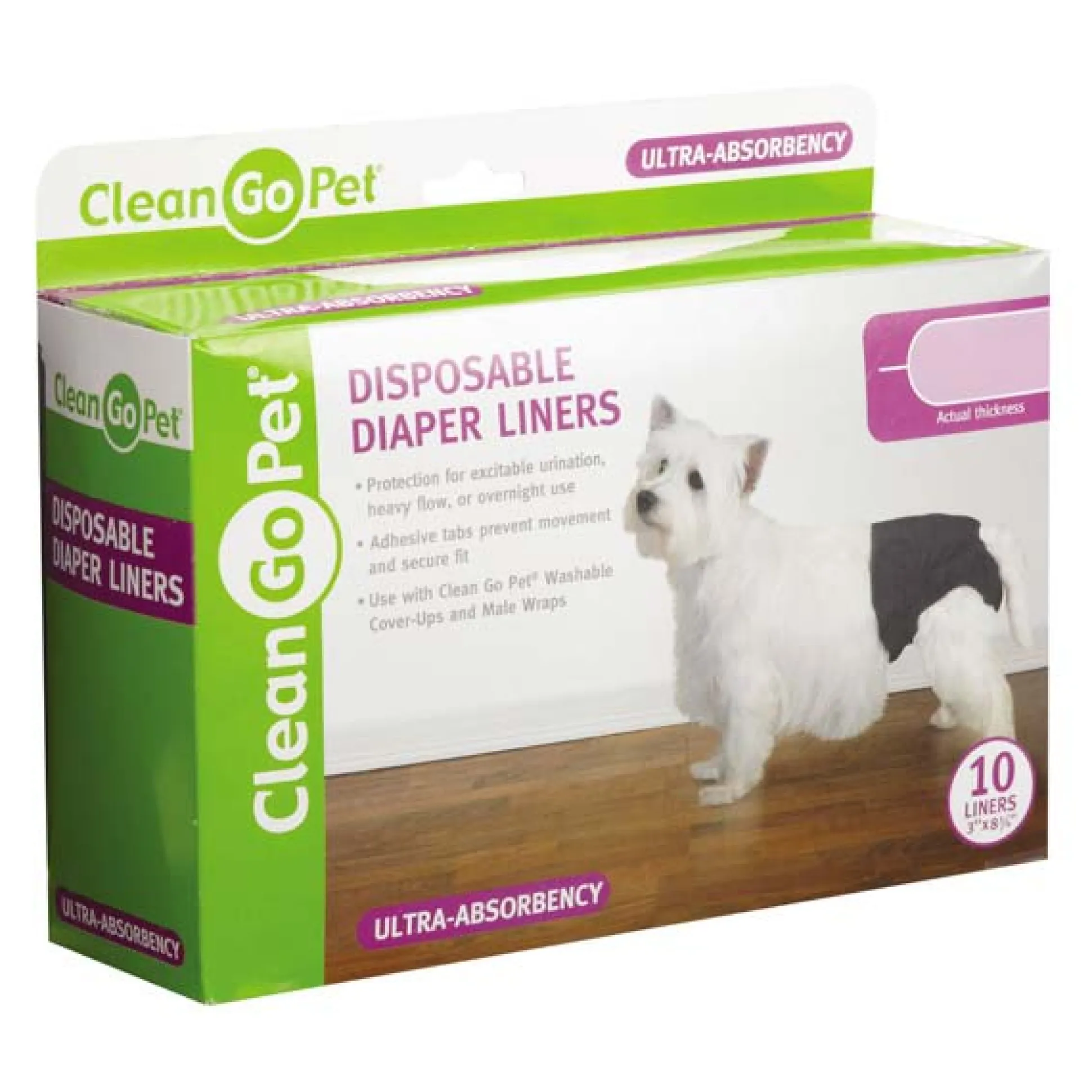 Clean Go Pet Disposable Diaper Liners