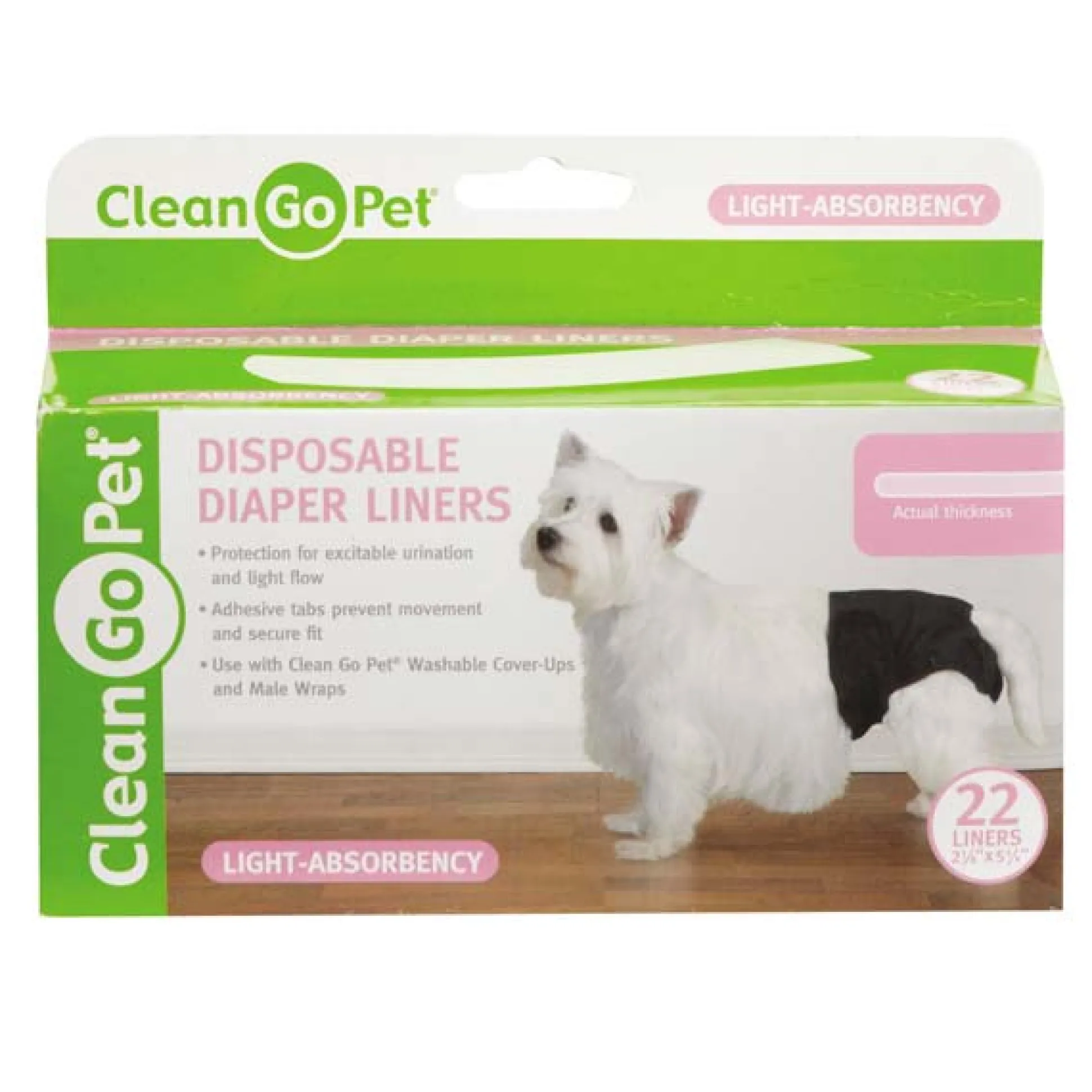 Clean Go Pet Disposable Diaper Liners