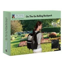 Cruising Companion Black On The Go Rolling Backpacks