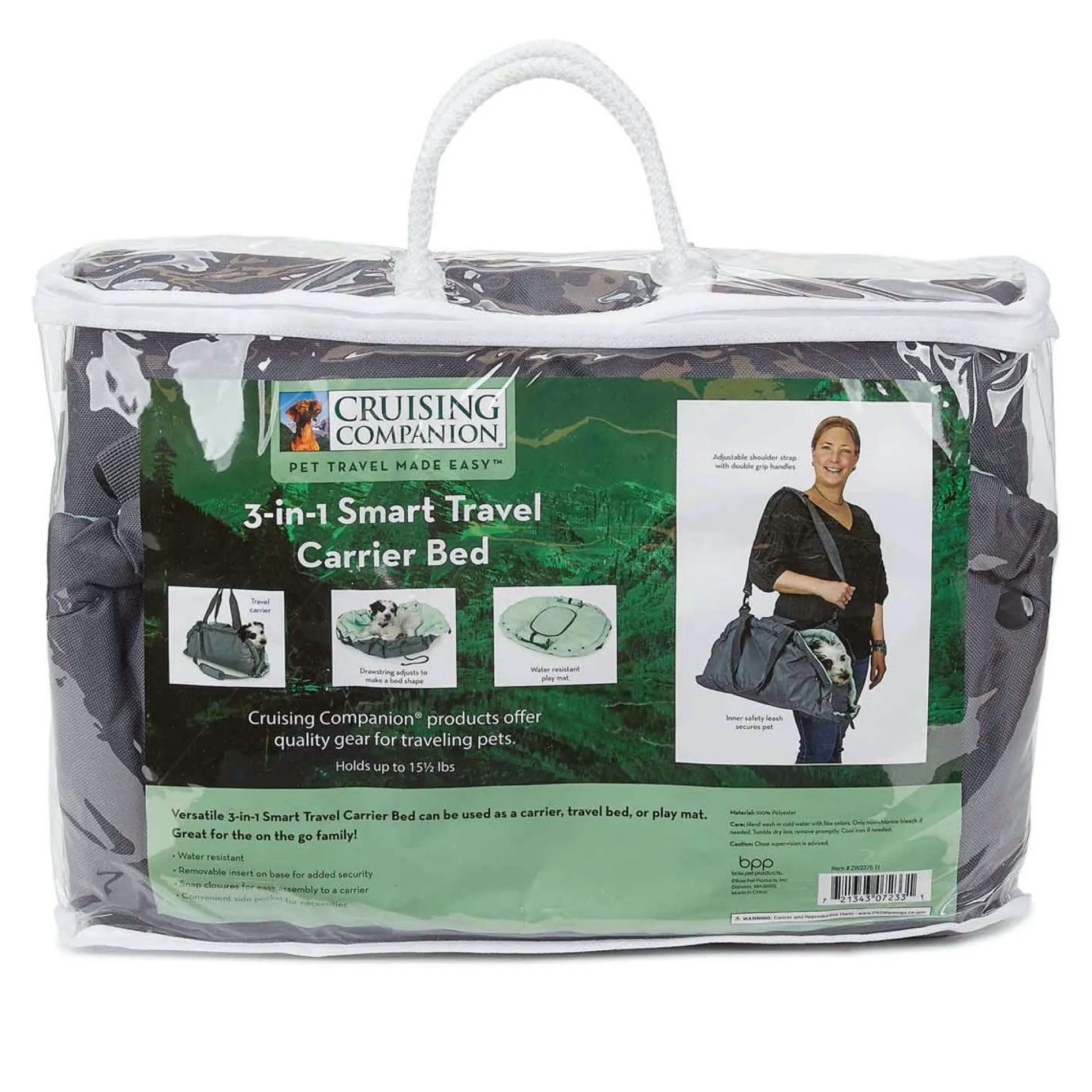 Cruising Companion 3-in-1 Smart Travel Carrier Bed