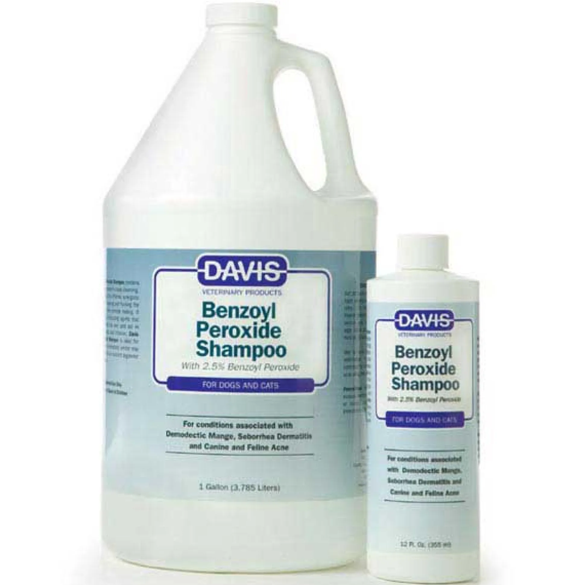 Davis 2.5% Benzoyl Peroxide Dog Grooming Shampoo