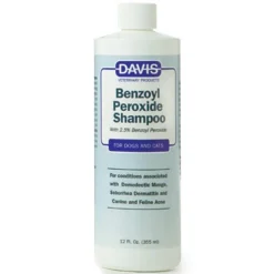 Davis 2.5% Benzoyl Peroxide Dog Grooming Shampoo