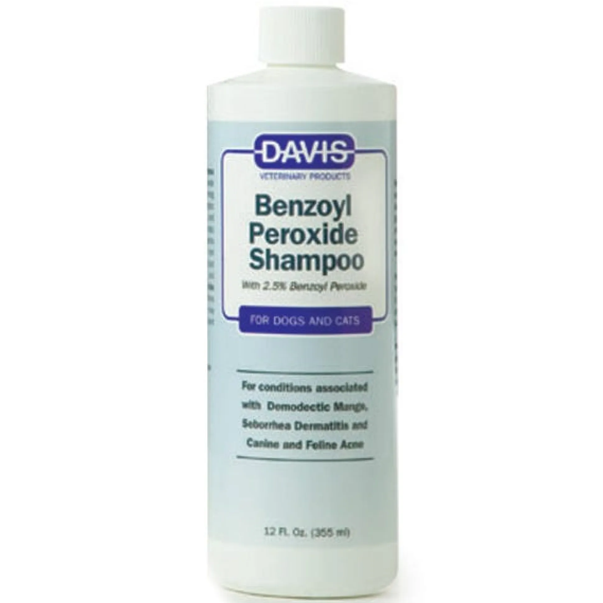Davis 2.5% Benzoyl Peroxide Dog Grooming Shampoo