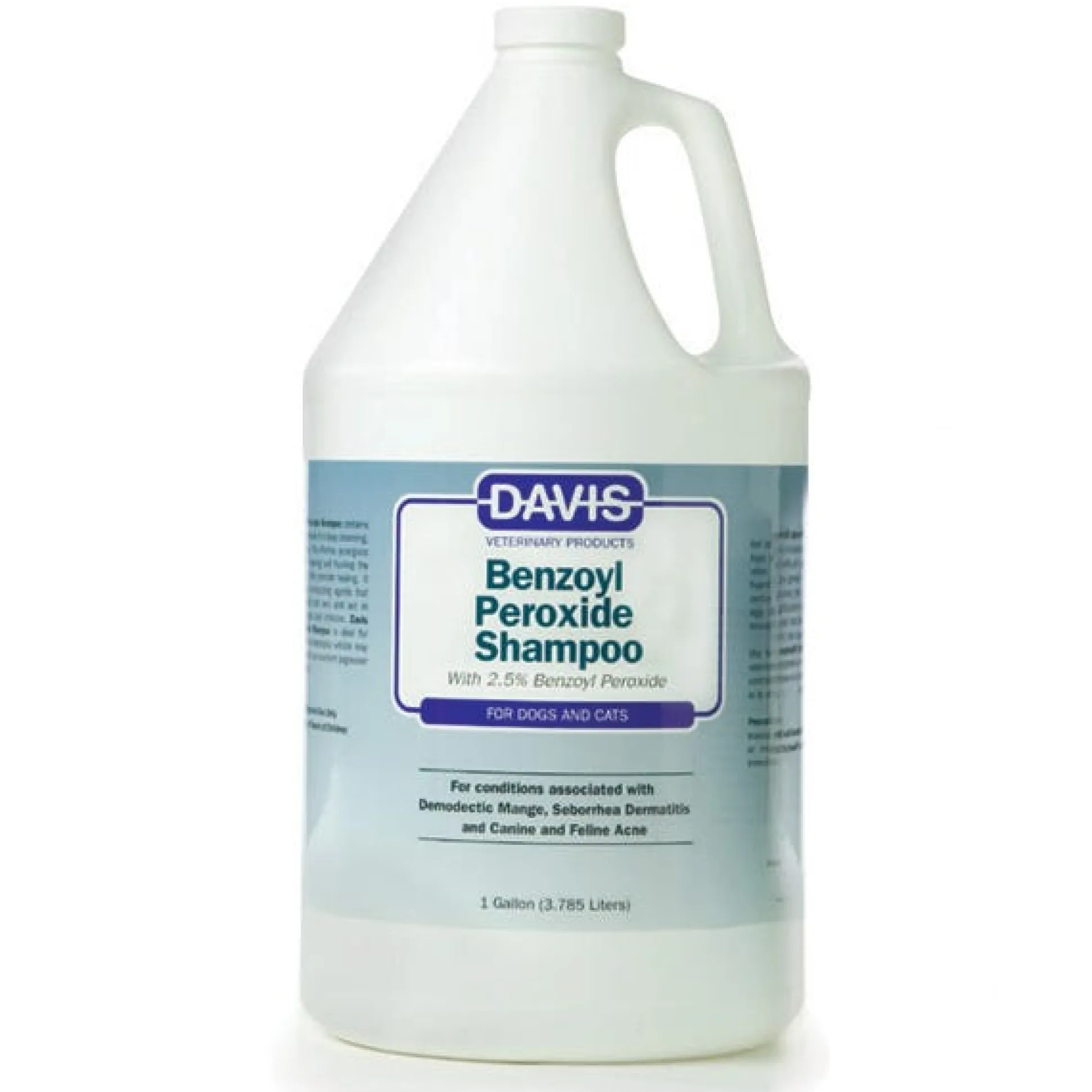 Davis 2.5% Benzoyl Peroxide Dog Grooming Shampoo