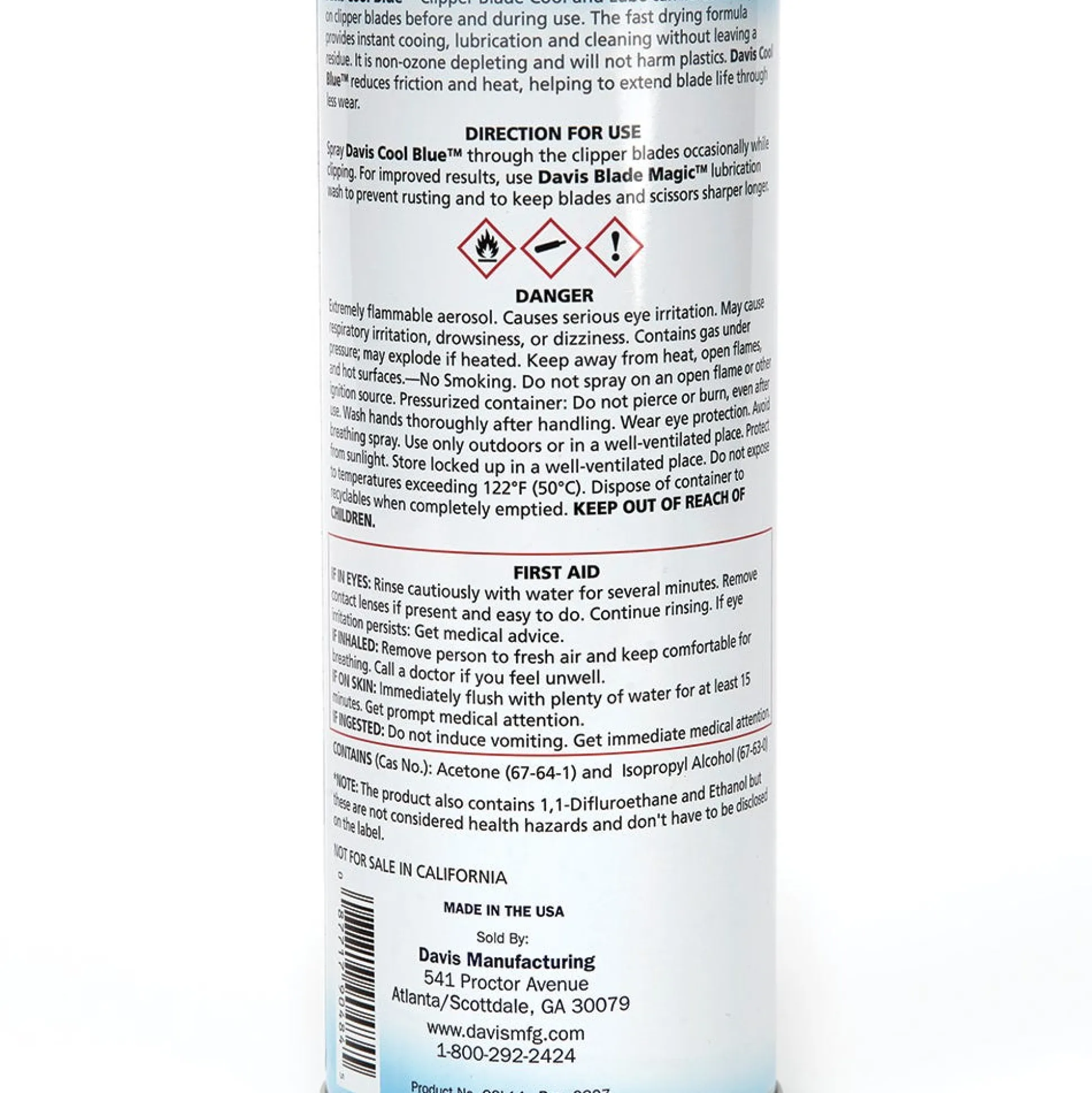 Davis Cool Blue Clipper Cool & Lube 7-in-1