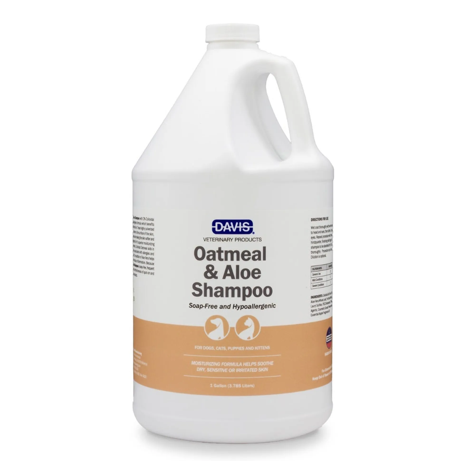 Davis Oatmeal & Aloe Dog Grooming Shampoo Gallon