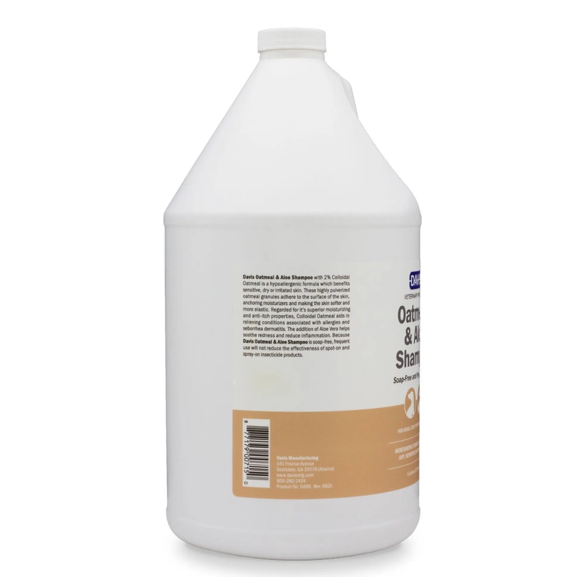 Davis Oatmeal & Aloe Dog Grooming Shampoo Gallon