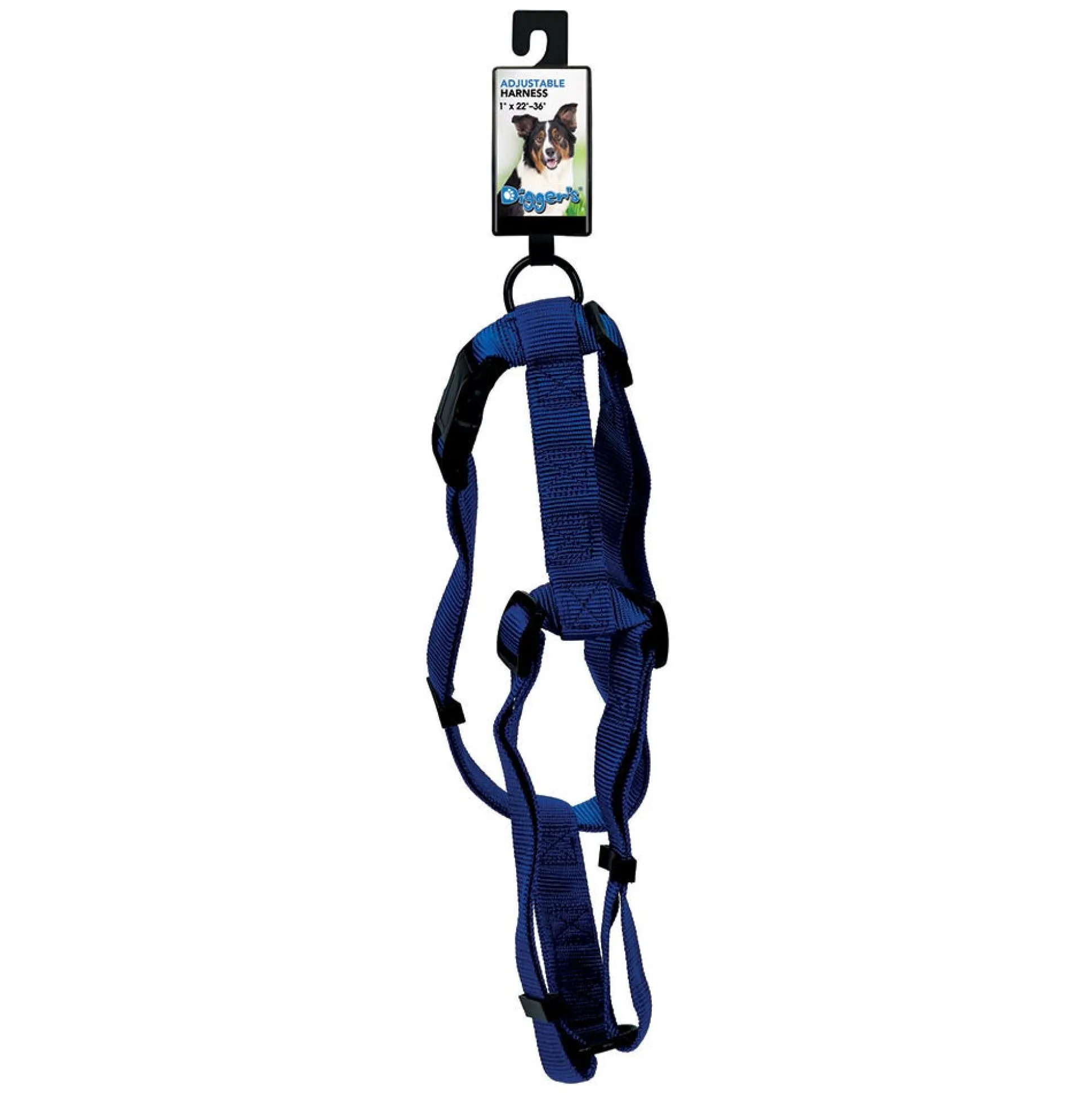 Digger's Adjustable Nylon Harness 1" x 22”–36”