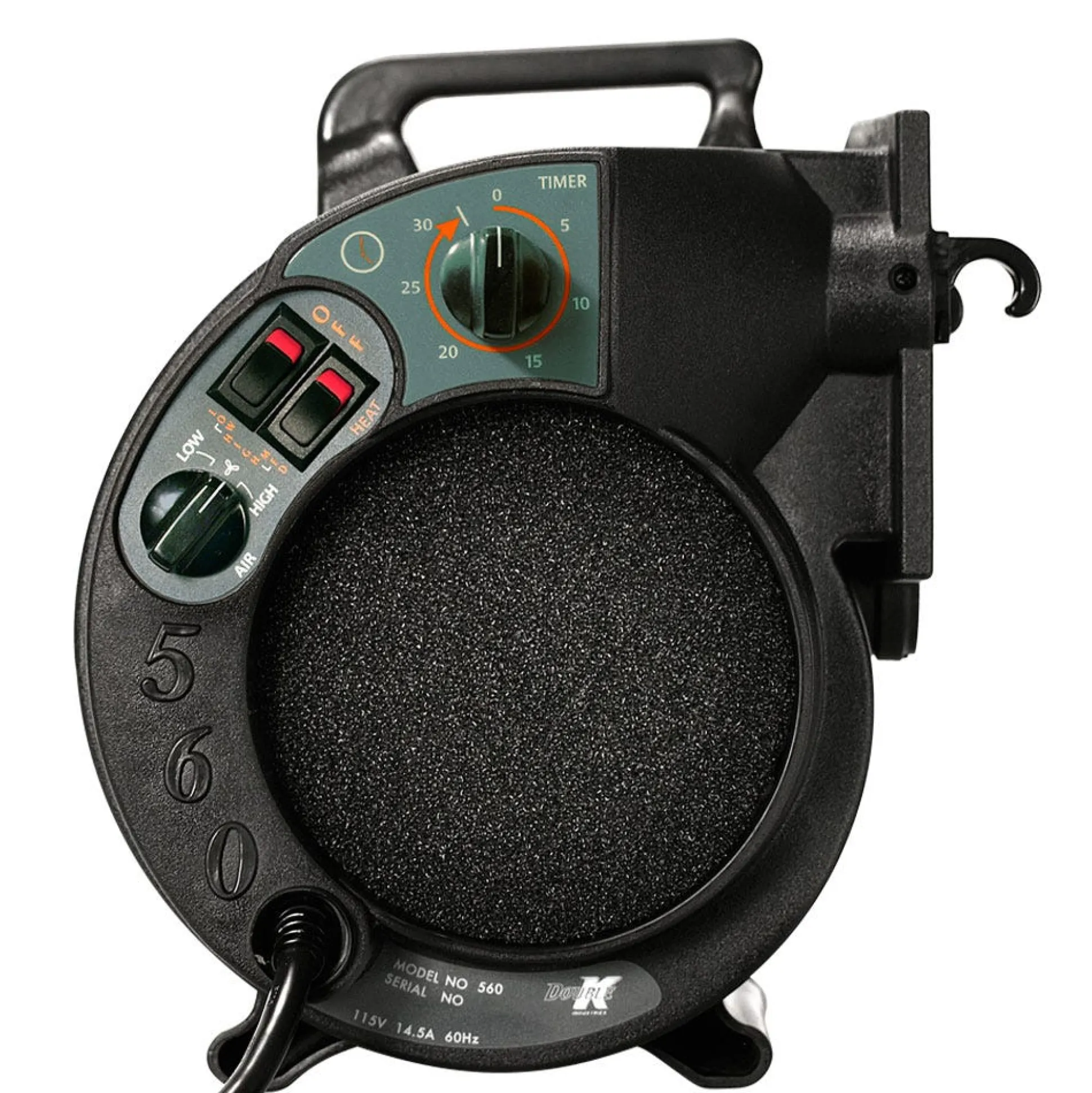 Double K ChallengAir 560 Dryer Black