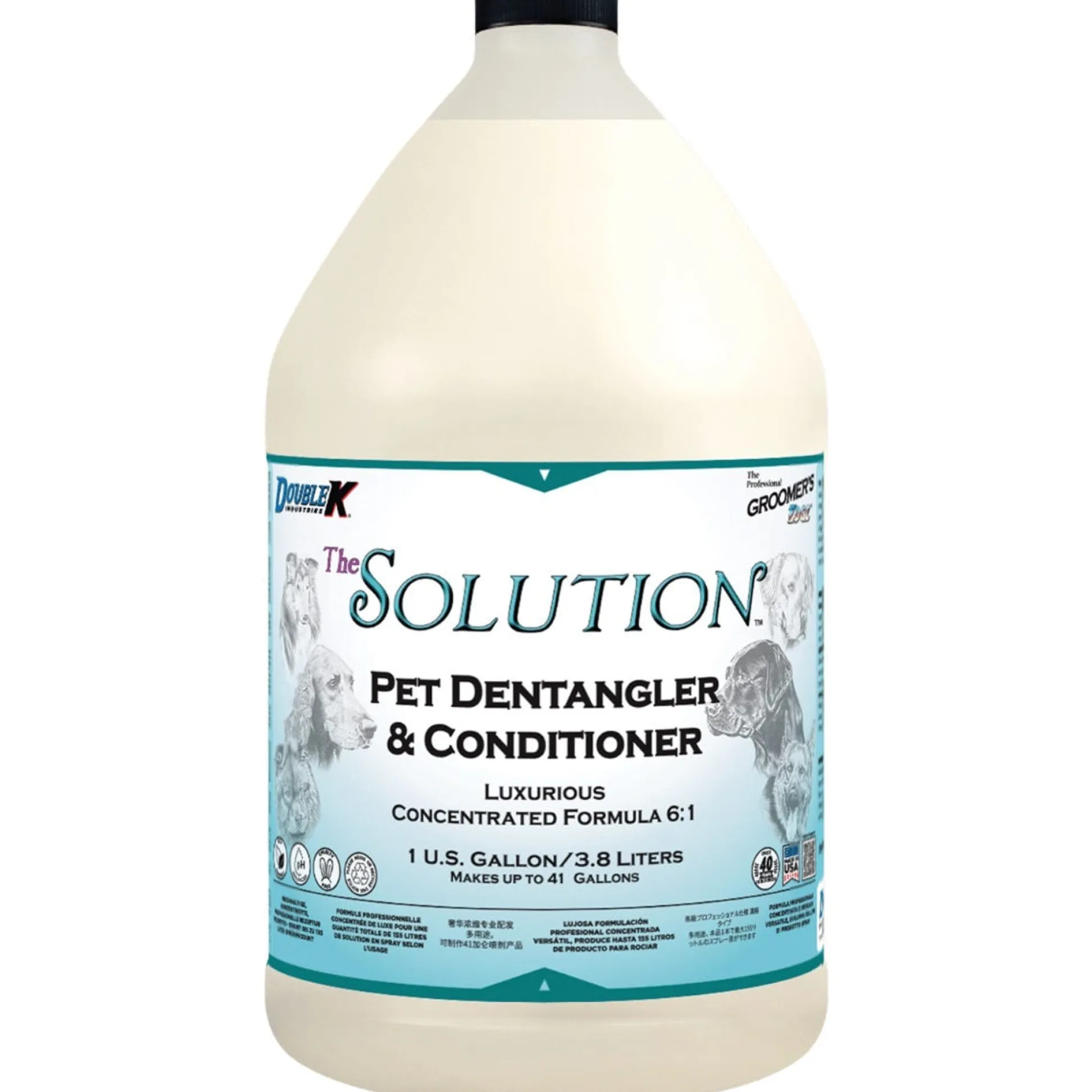 Double K Groomer's Edge The Solution Dog Grooming Conditioner