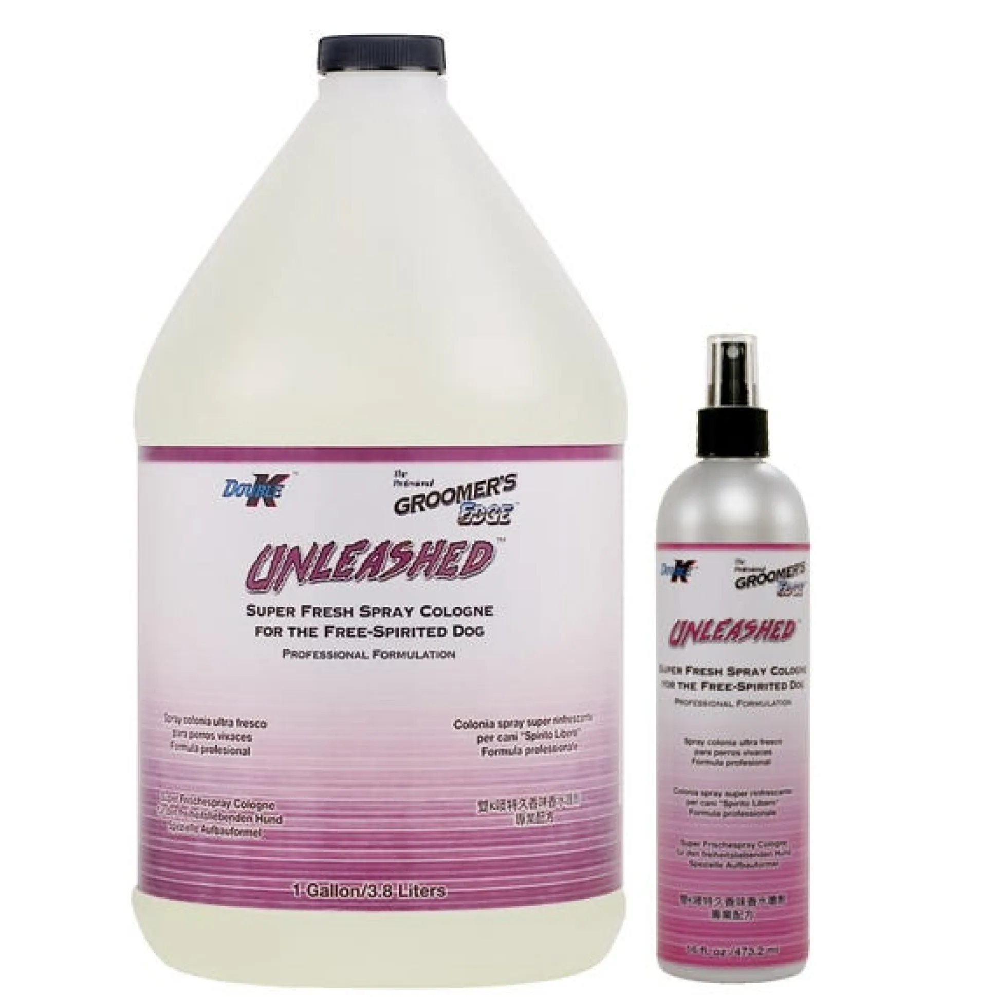 Double K Groomer's Edge Unleashed Dog Grooming Coat Cologne