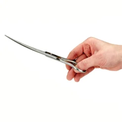 Dubl Duck Economy Stainless Steel Curved Shears-RH Reverse Curve