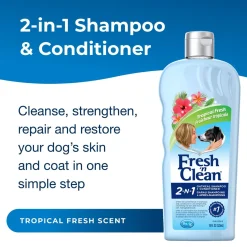 Fresh 'n Clean 2In1 Dog Grooming Shampoos Oatml/BkSoda 18oz
