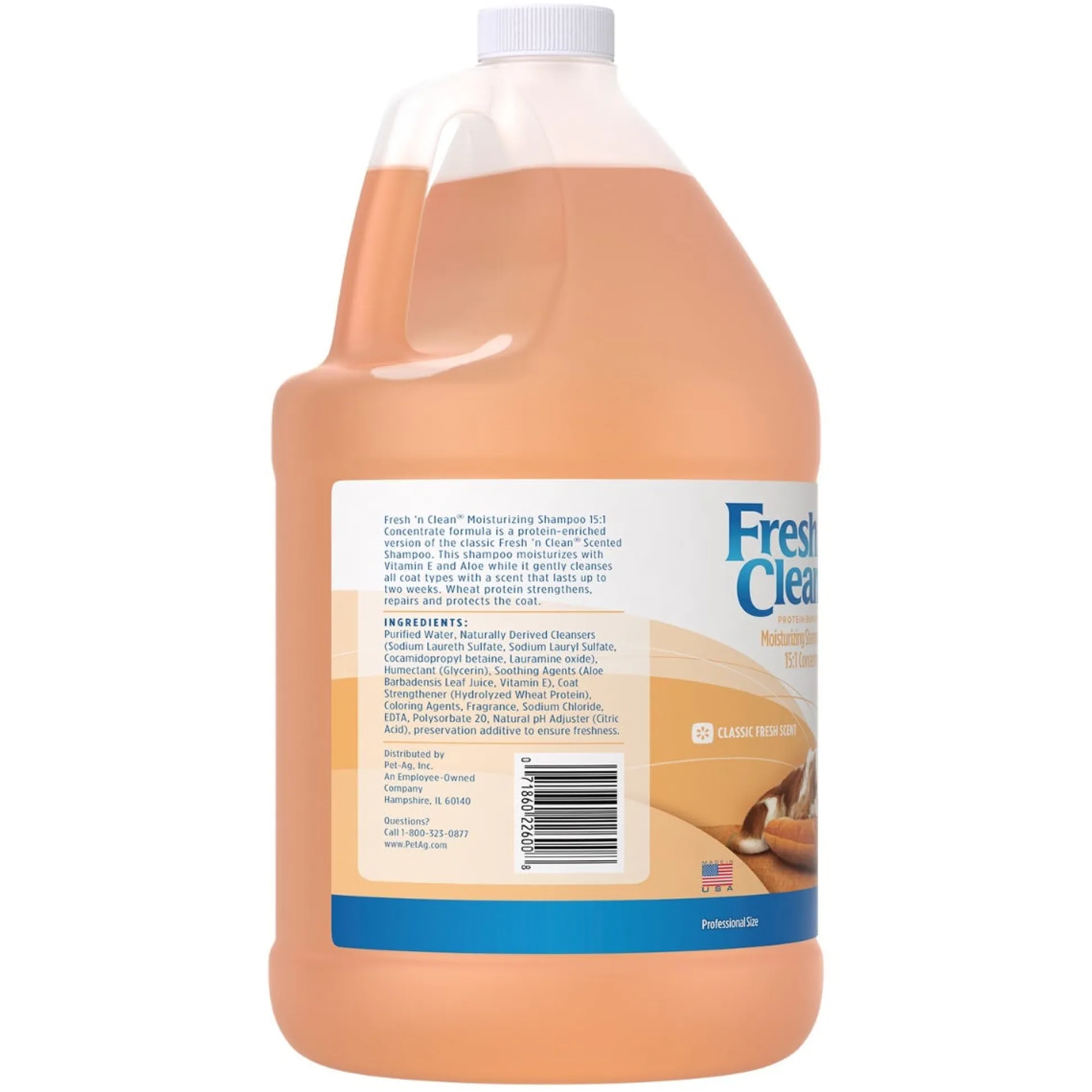 Fresh 'n Clean Moisturizing 15:1 Dog Grooming Shampoo Gallon