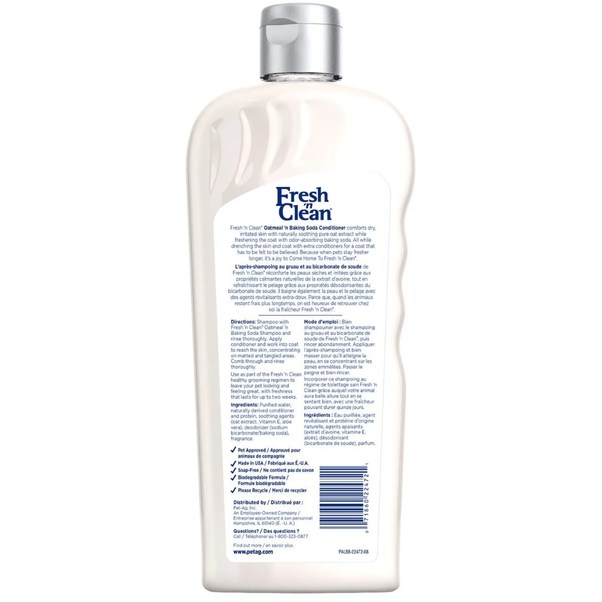 Fresh 'n Clean Oatmeal 'n Baking Soda Dog Grooming Conditioner 18oz