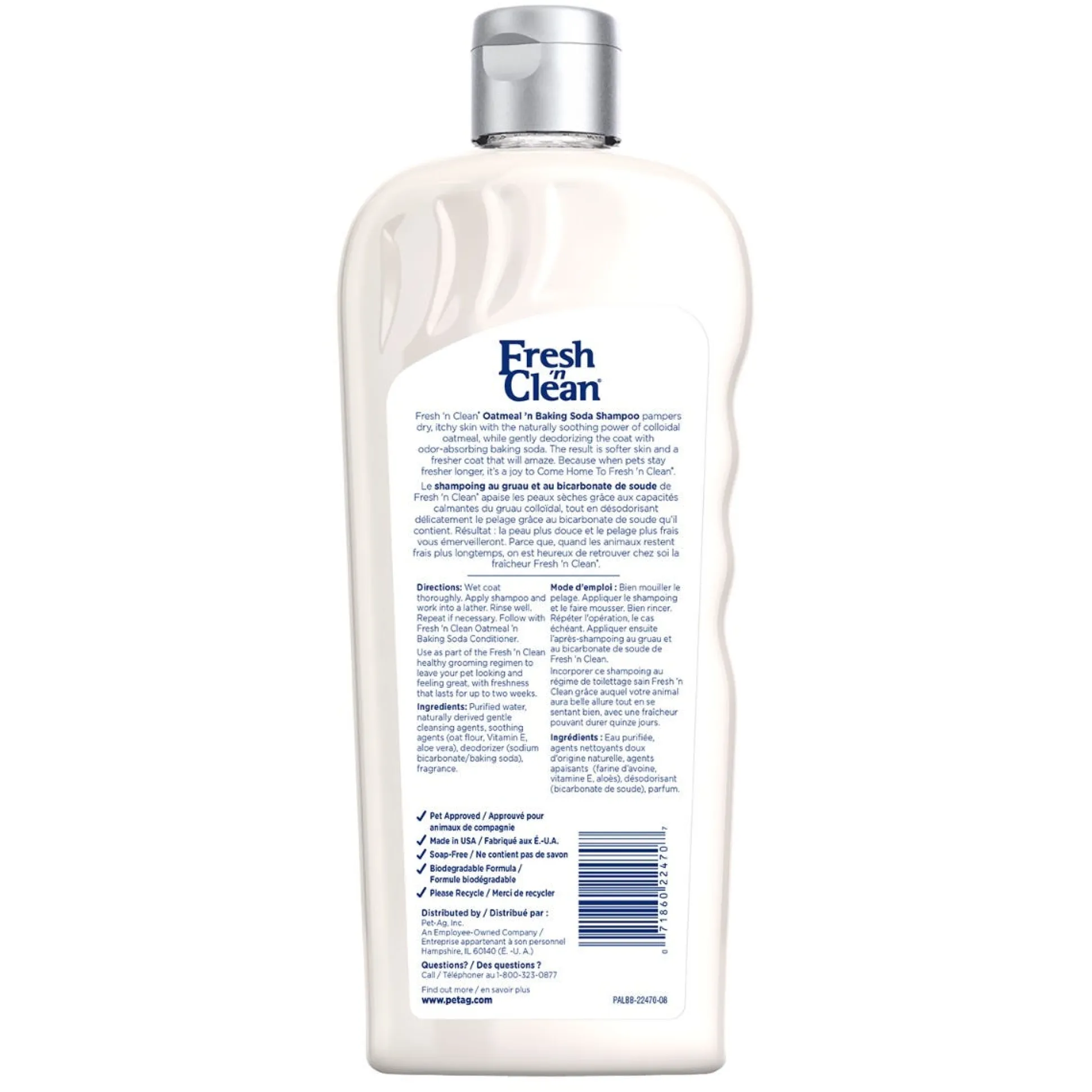 Fresh 'n Clean Oatmeal N' Baking Soda Dog Grooming Shampoo