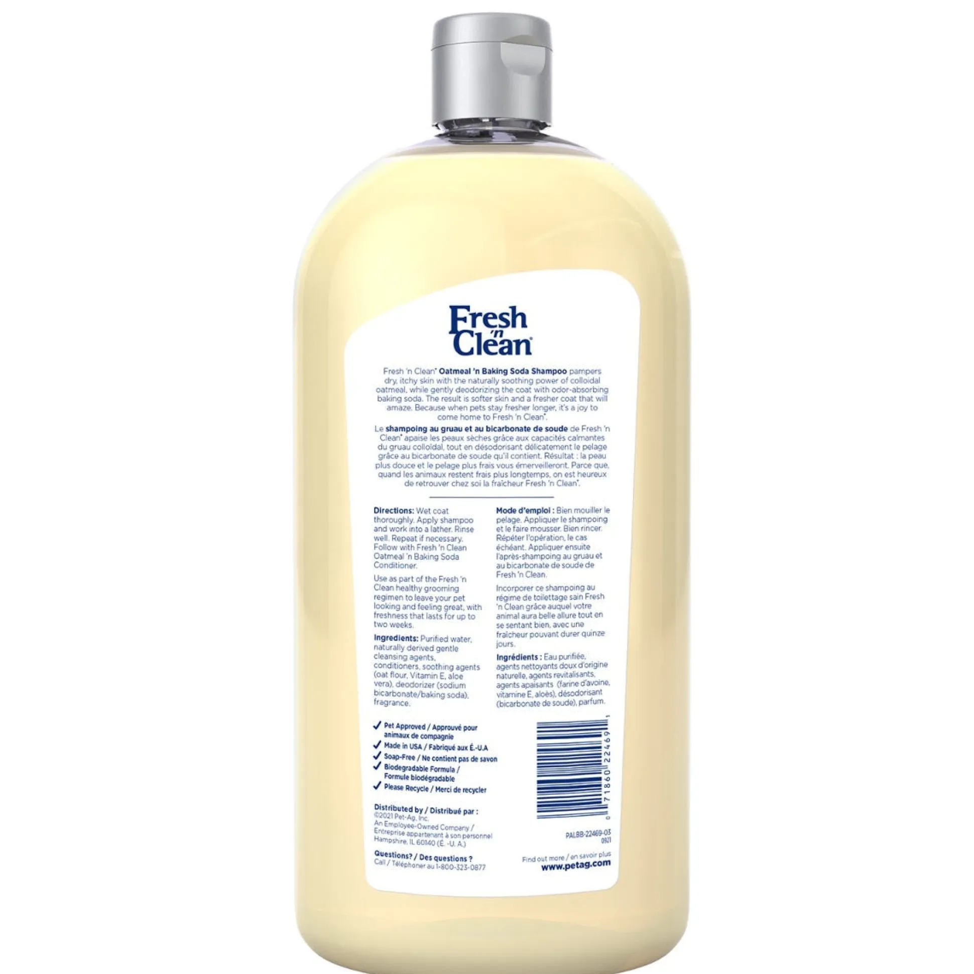 Fresh 'n Clean Oatmeal N' Baking Soda Dog Grooming Shampoo